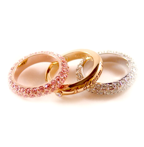 Disney Couture™ Cinderella Dream Pave 3 Ring Set